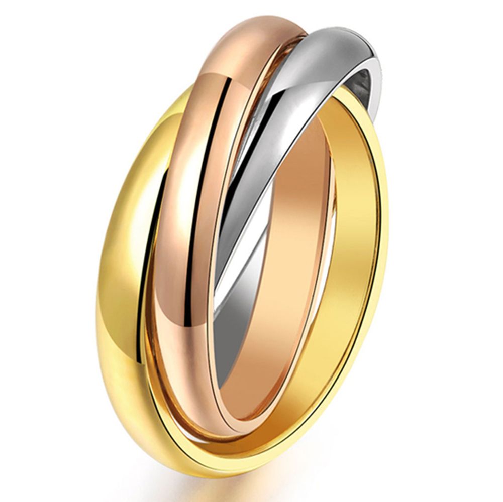 Tigarde Hombres 100% Titanio Anillo 46810 Mm Plata De Con Tigarde Hombres 100% Titanio Anillo 46810 Mm Plata De Con