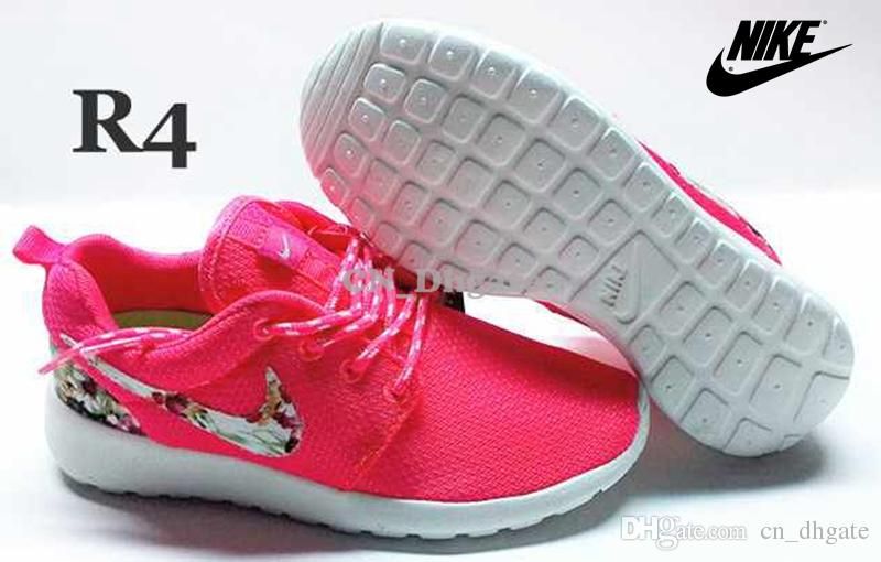 Elástico de repuesto golf Nike Roshe tirada Flores Floral Negro, Rojo, trullo rosado mujeres de los  colores de los zapatos corrientes, barato Roshes Correr Deporte Formadores  Tamaño 36-40