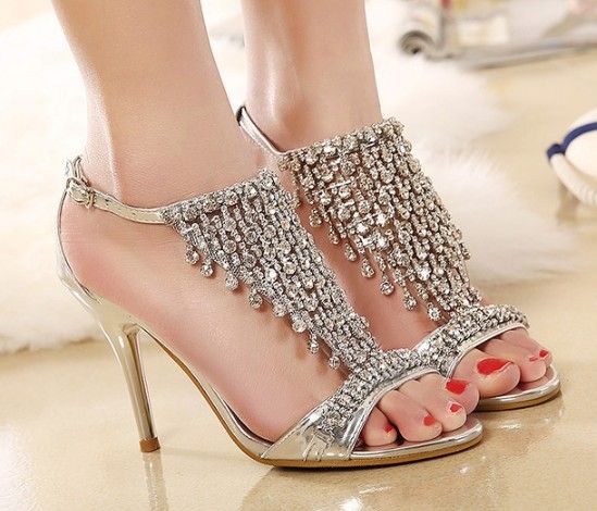 wide width silver wedding shoes