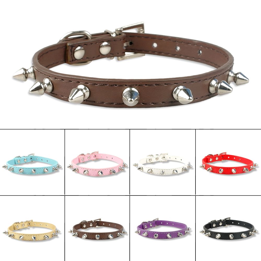 Best And Cheapest Dog Collars & Leashes Spiked Studded Leather Dog