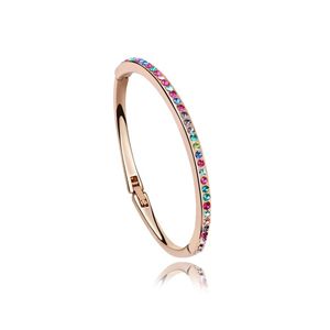 bangle gold 18k bracelet rose