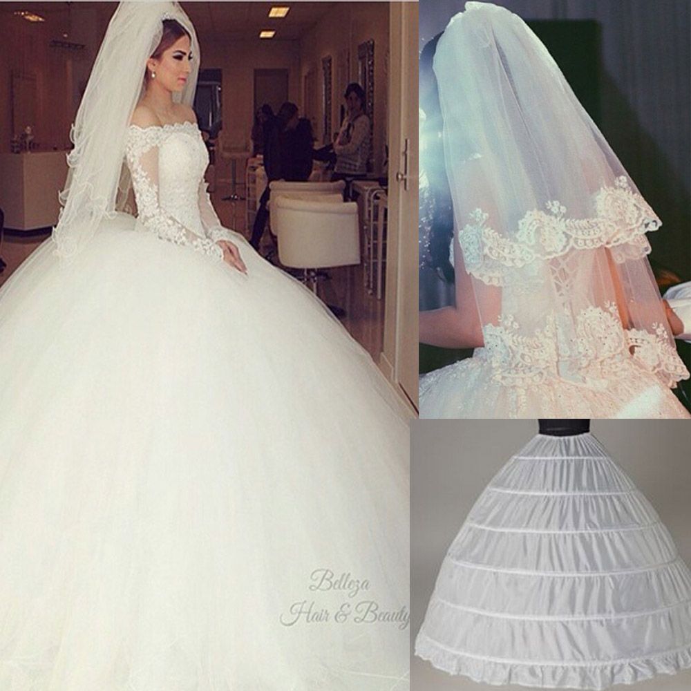 veils for ball gown dresses