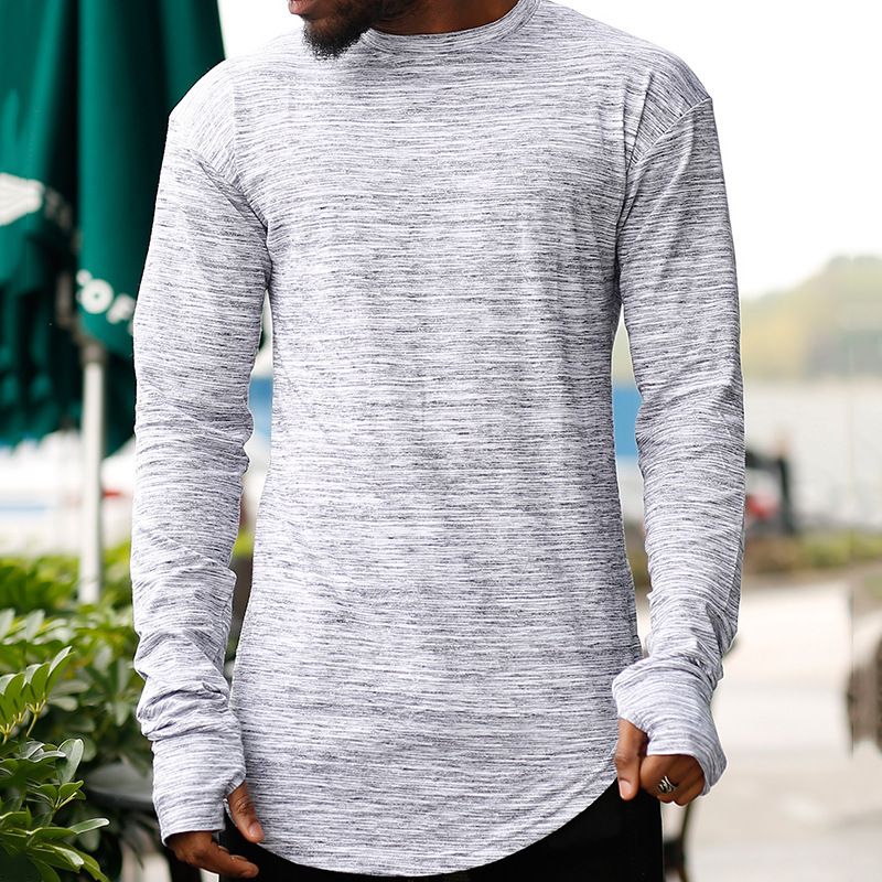 long tail t shirts men's
