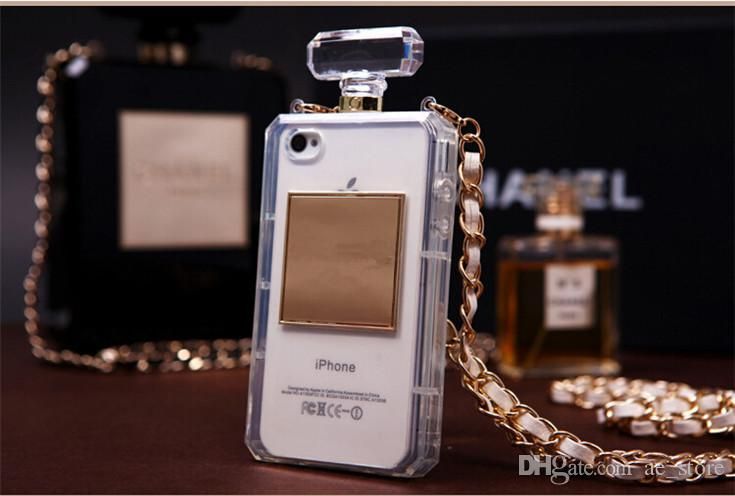 Luxury Fashion Channel Perfume Bottle Shape Case With Keychain For Iphone 6 And 6 Plus For Samsung Galaxy S6 S6 Edge Cell Phone Hard Cases Create A Cell Phone Case From Ae Best Store