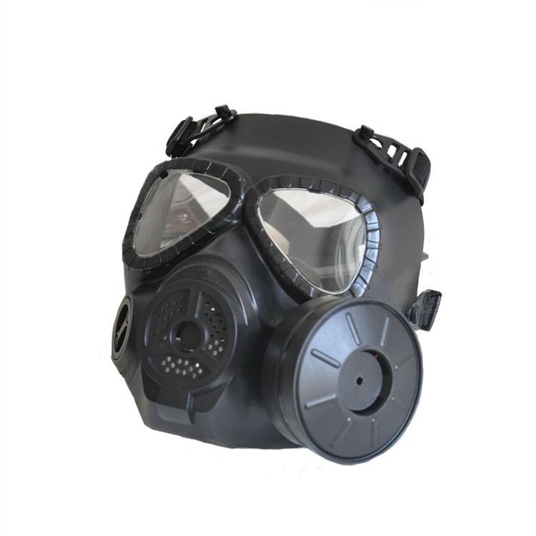 Masque À Gaz Chimique Anti Poussière Peinture Respirateur Airsoft Tactique  Wargame Masque Intégré Ventilateur Cosplay Masque 271S Du 19,58 €