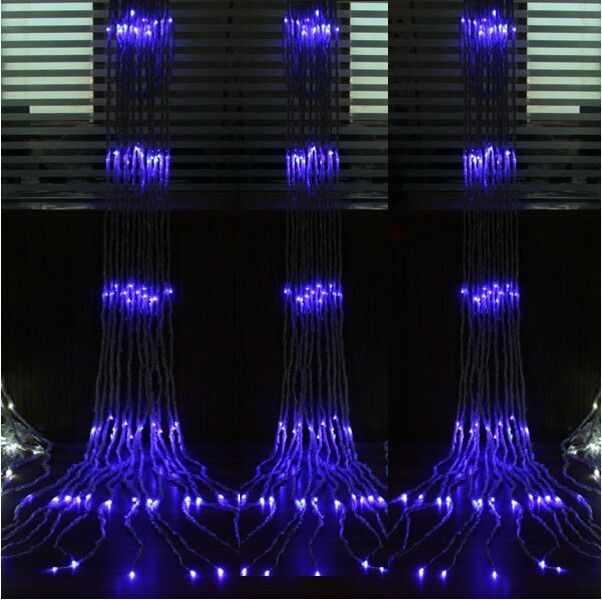 6mx3m 640 led curtain string lights waterfall lights wedding background decoration lights christmas lighting 110v 240v factory direct sale - Decoration Lights 6mx3m 640 led curtain string lights waterfall lights wedding background decoration lights christmas lighting 110v 240v factory direct sale - Decoration Lights