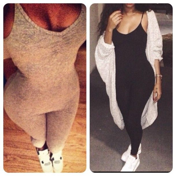 all in one tight jumpsuit