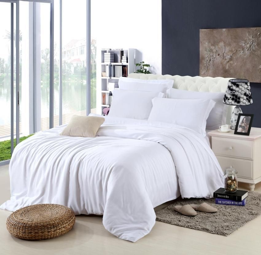 white bedding sets double