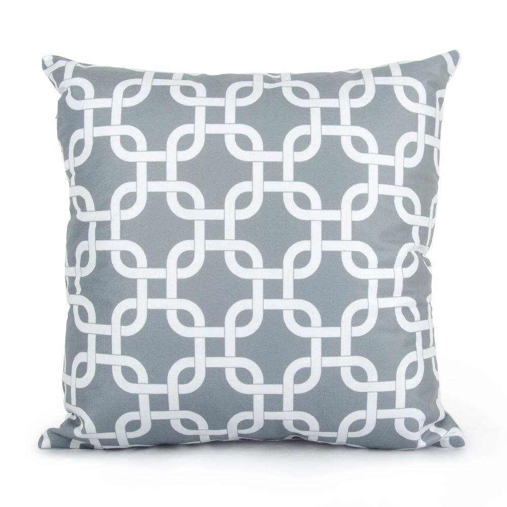 Topfinel Geometric Cushion Cover Cheap Grey Pillow Covers For Puff