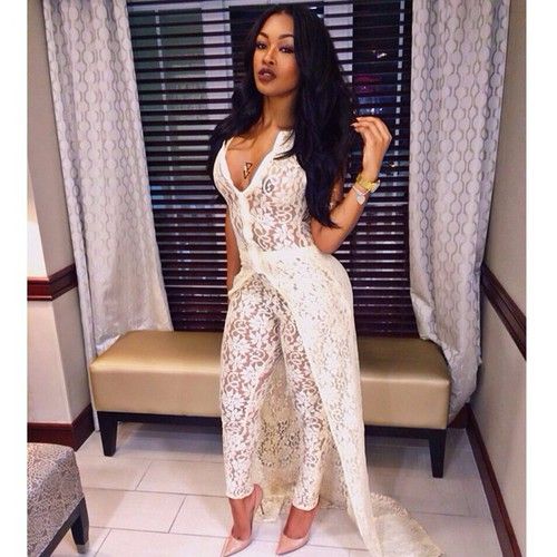 lace jumpsuit dress