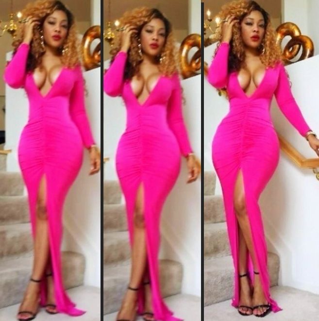 pink night out dress