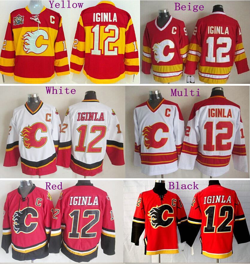 2020 Factory Outlet, 2015 Calgary Flames Hockey Jerseys 12 Jarome