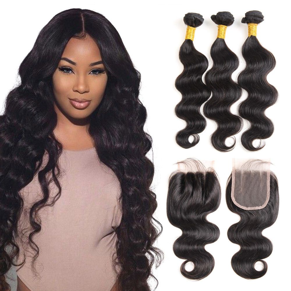 2019 Brazilian Virgin Human Hair Weave Unprocessed Body Wave