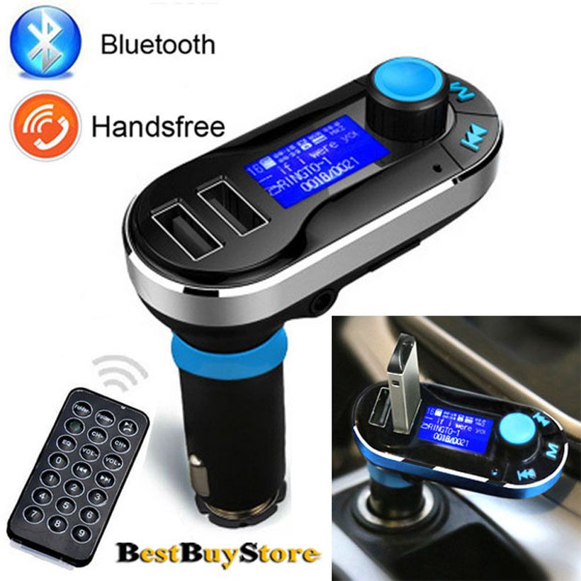 Lettore MP3 Caricatore MMOBIEL Nuova Versione Professionale Kit Auto trasmettitore FM Dual USB Bluetooth Lettore Carte Micro SD//TF Wireless