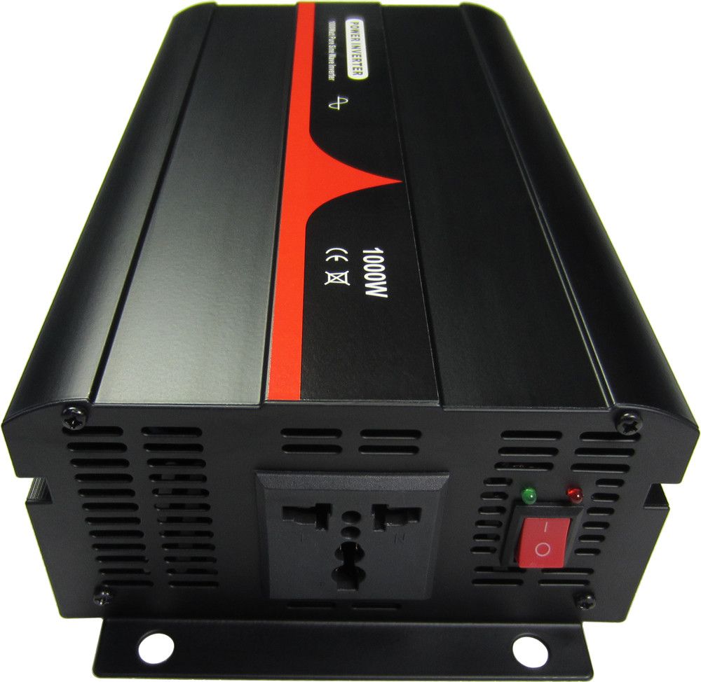 Inverter 12 V 230 V 4000 W / 8000 W Voltage Converter with Wireless Remote  Control, 2 Sockets 1 USB and LED Display