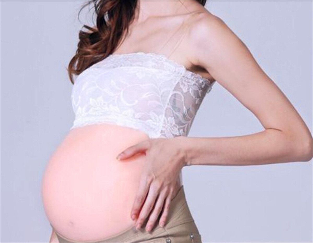 Silicona falso falso artificial del vientre embarazo bebé Barriga embarazada Bump Envío Gratis 