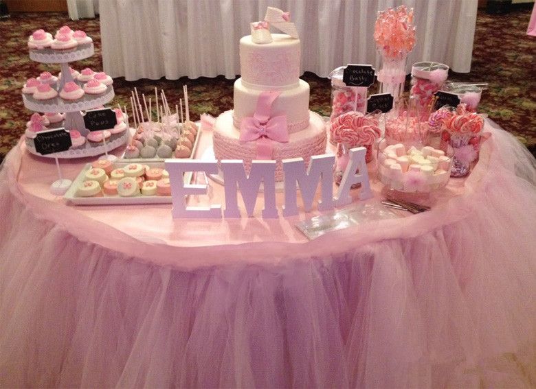Tulle Cake Table Fashion Dresses