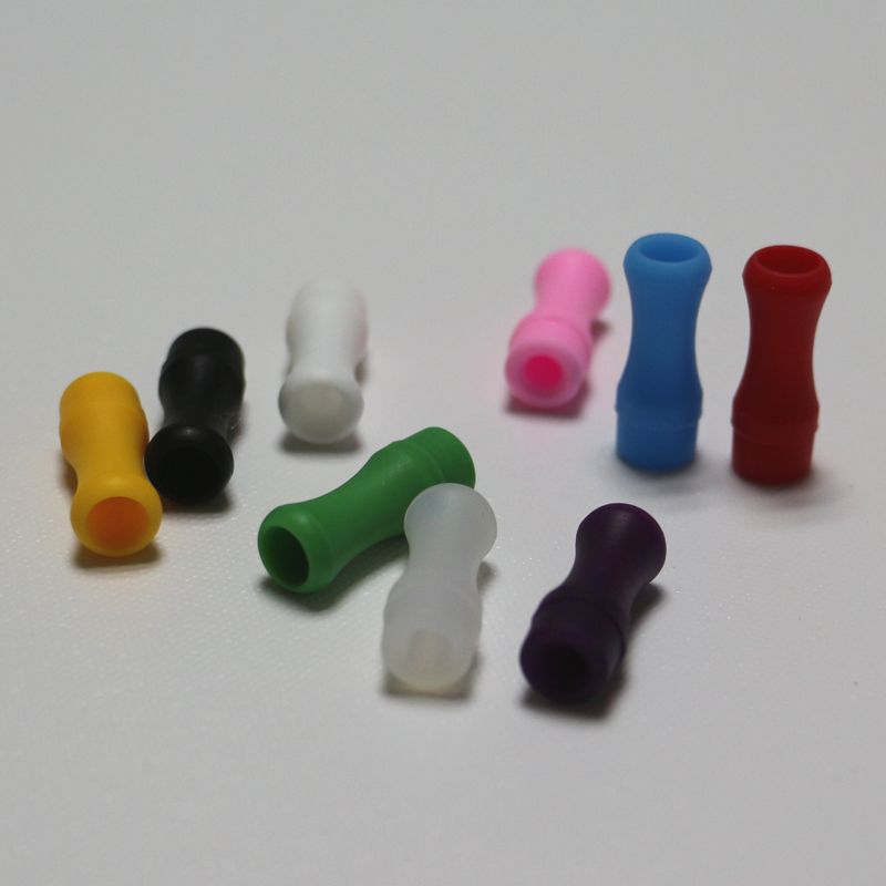 E Cigarette Accessories Silicone Rubber 510 Drip Tip Anti Heat Silicone