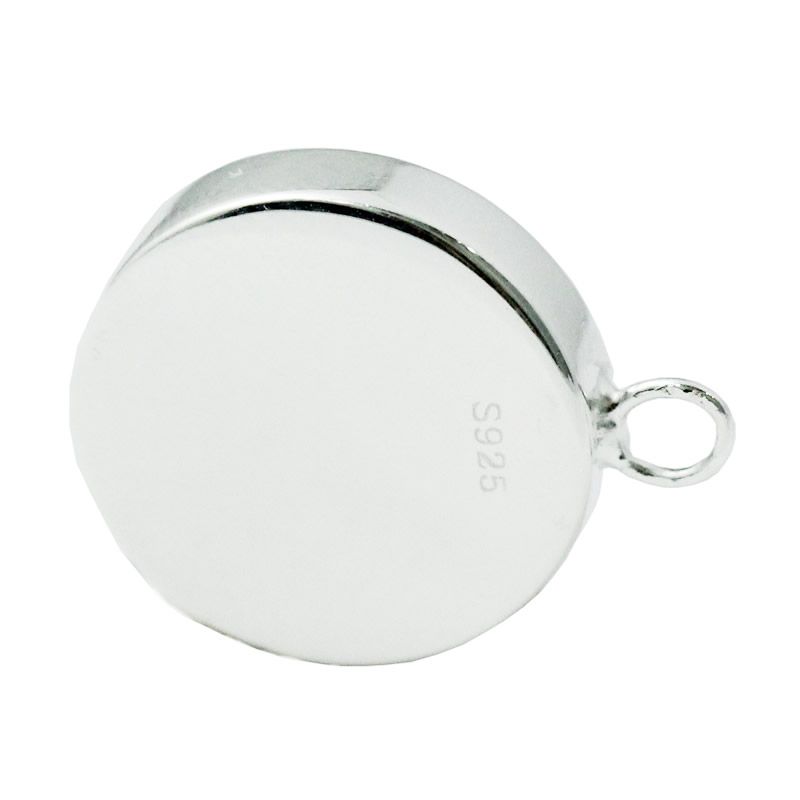 Beadsnice Sterling Silver Pendant Tray Pendant Setting Cameo Mounting