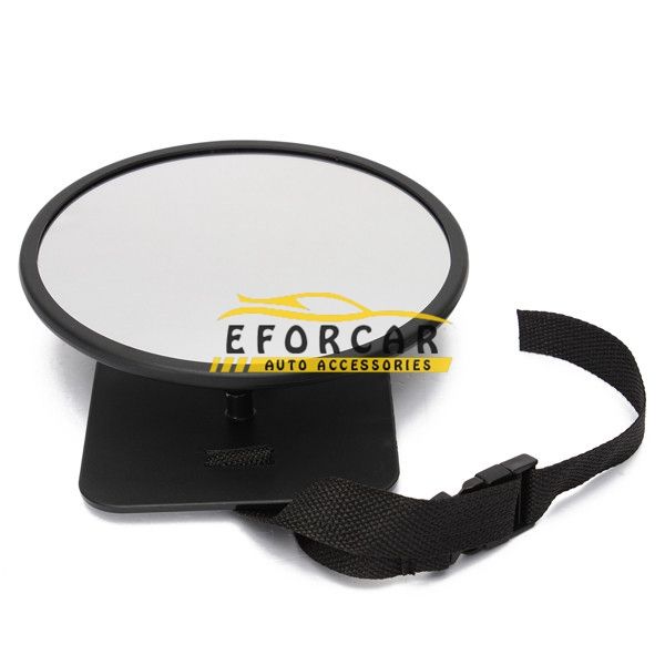 360 Degree Adjustable Back Seat Car Interior Mirror Baby Monitor Facing Rear View Headrest Mount Mirror Safety Baby Kids Monitor Interior For Car