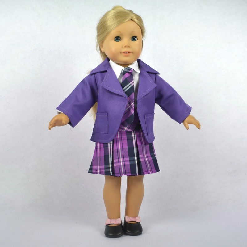 doll school dress