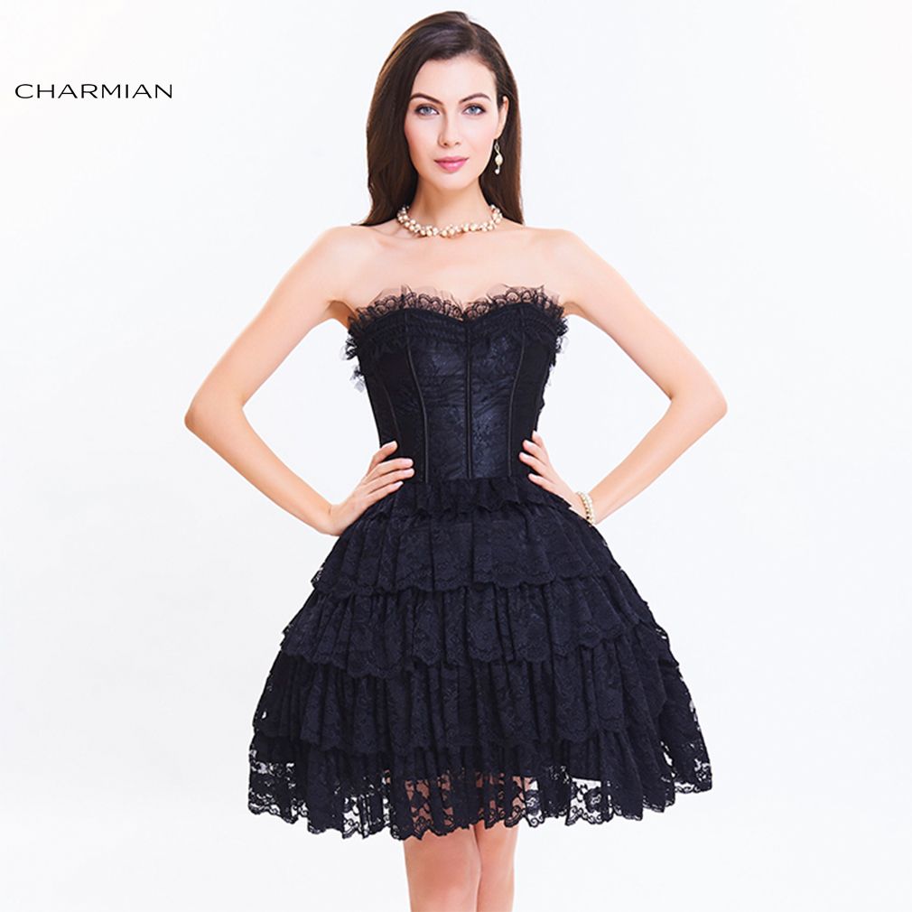 overbust corset dress