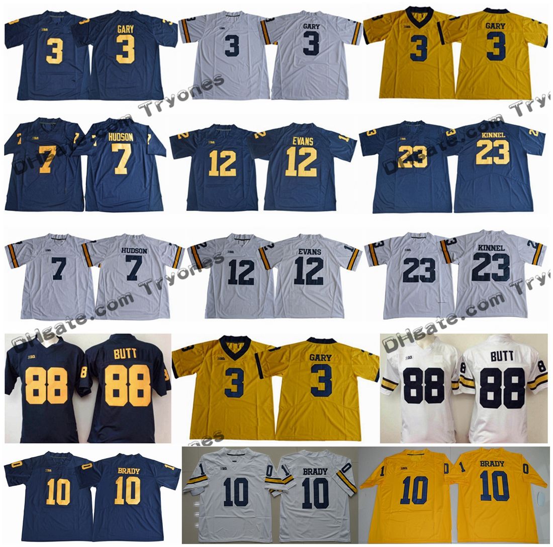 tom brady college jersey