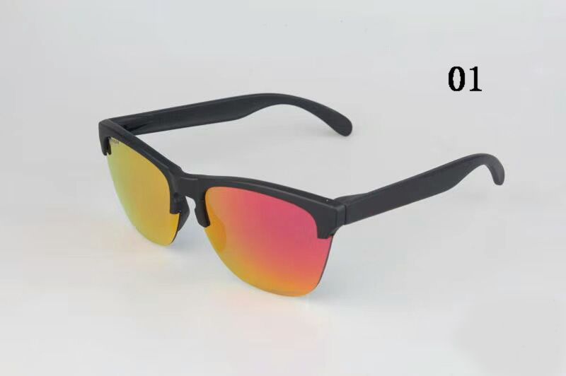 Nueva llegada Classic Frogskin medio marco gafas de sol anteojos para el verano