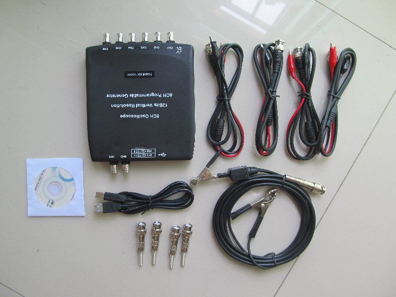 Car diagnostic USB Digital Oscilloscope  Hantek 1008c 8CH for Computer