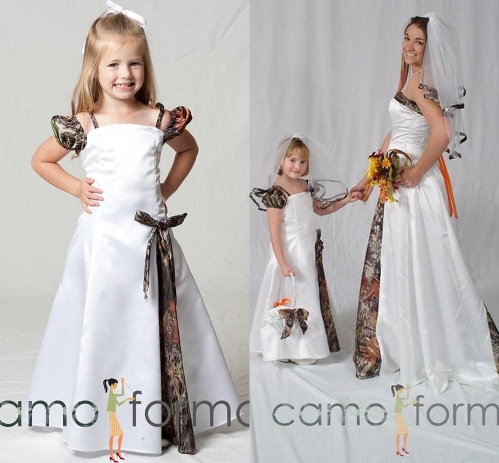 realtree camo flower girl dresses