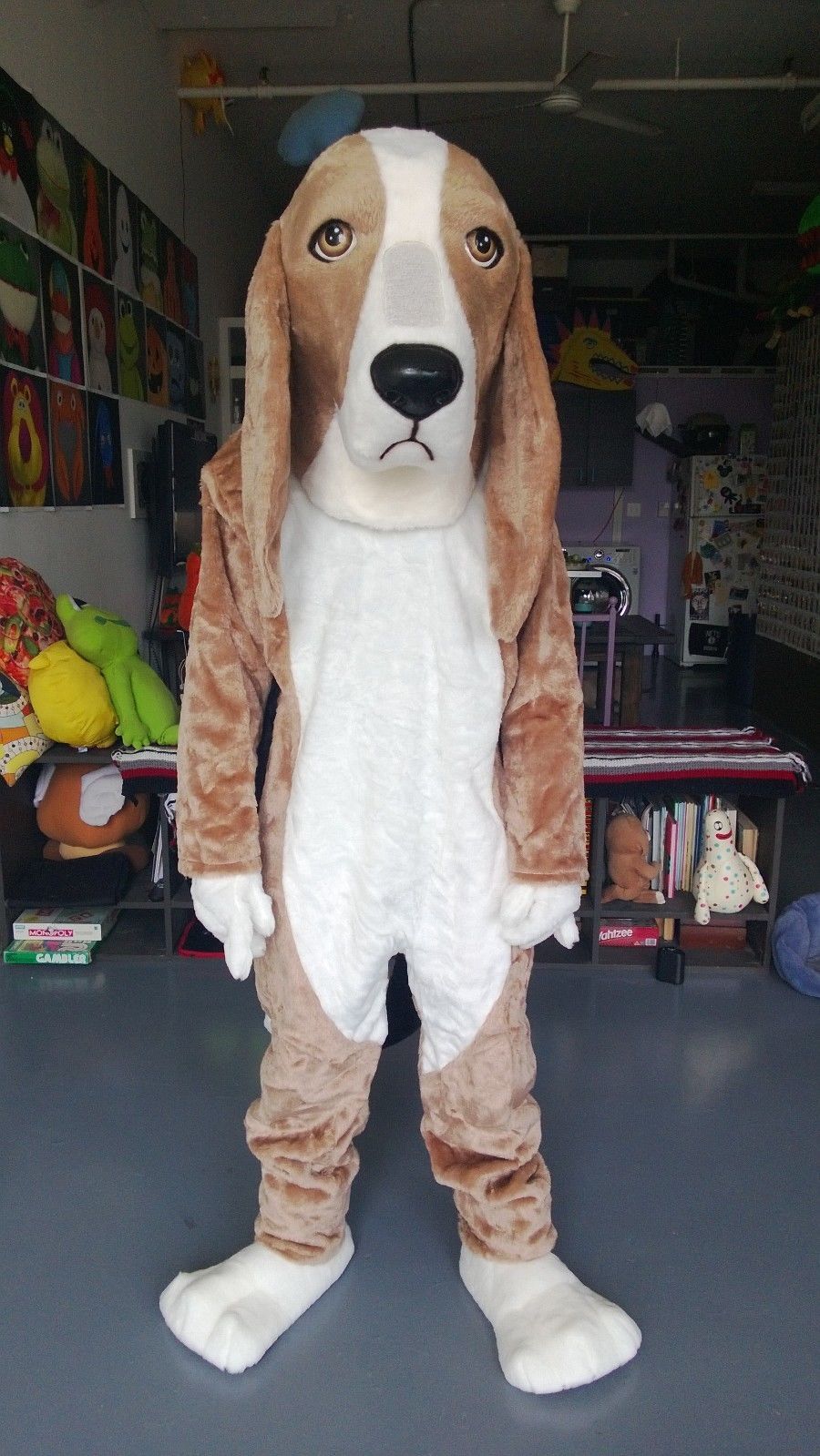 Basset Hound Dog Mascot Costume Cartoon Costume For Christmas Fancy