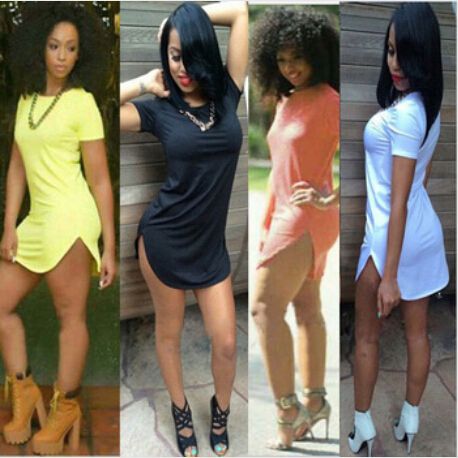 t shirt dress club outfit