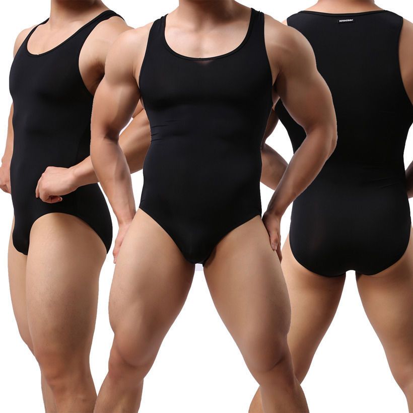 Wholesale 2015 Sexy Mens Clothing Wrestling Singlet Leotard Smooth