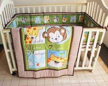 monkey cot bedding