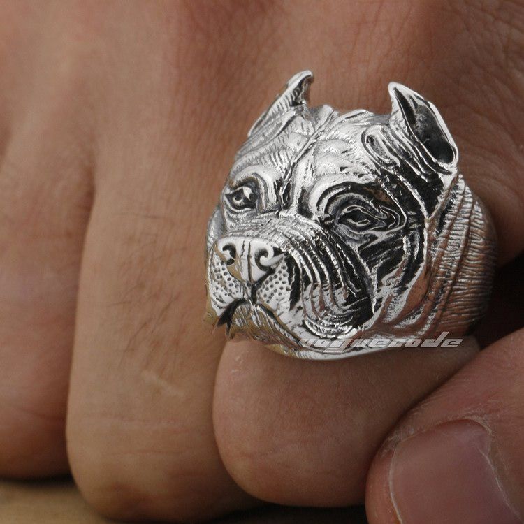 2021 925 sterling silver pitbull lovely