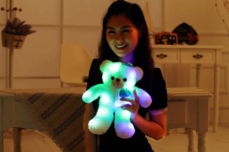 teddy bear with flashlight