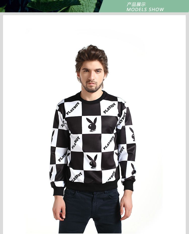 Playboy checkered sweatshirt sales
