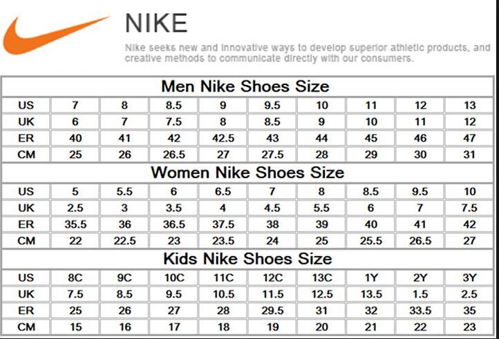 nike grade school size