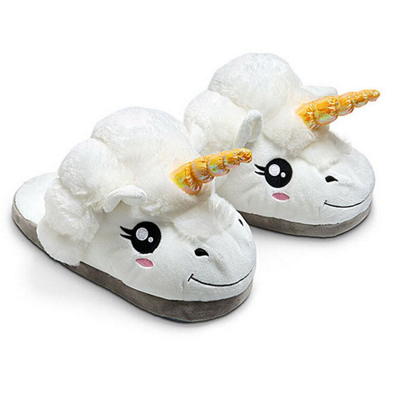 Compre COOLSA Adulto Unicornio Zapatillas De Casa Mujeres Unicornio Pantufa  Zapatos Lindos De Dibujos Animados De Piel Unisex De Interior Chausson  Licorne Tamaño Chinelo A 7,77 € Del Dot3dot | Es.Dhgate.Com