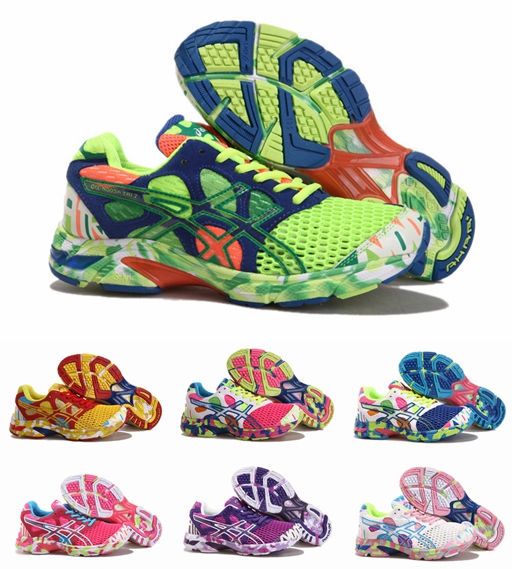 colorful athletic shoes