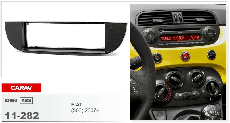 Carav 11 2 Top Quality Radio Fascia For Fiat 500 07 Stereo Fascia Dash Cd Trim Installation Kit Truck Interior Accessories Truck Interior Parts From Caravonline 17 08 Dhgate Com