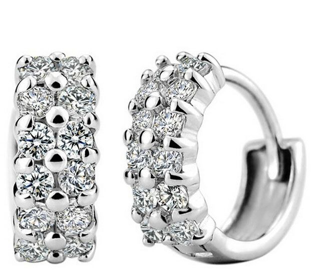 silver hoop for top of ear