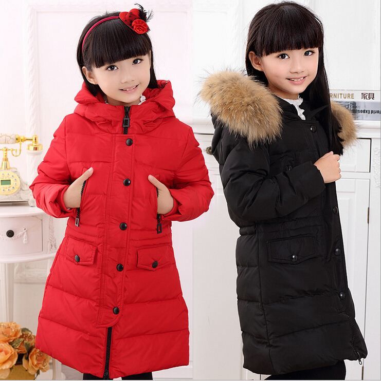 girls winter coat with belt