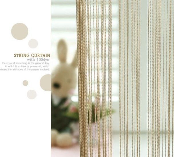 Solid Color String Curtain 1 M 2m Decoration Partition Simple