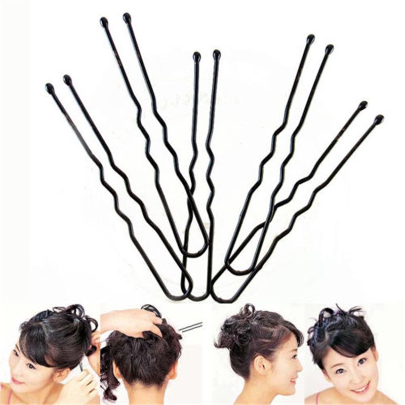 Girl Waved Hair Bobby Pins Barrette Grip Clip Hairpins Salon Hair