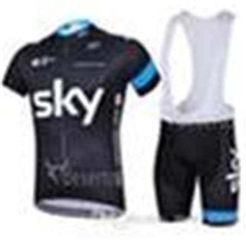 black jersey and bib pants