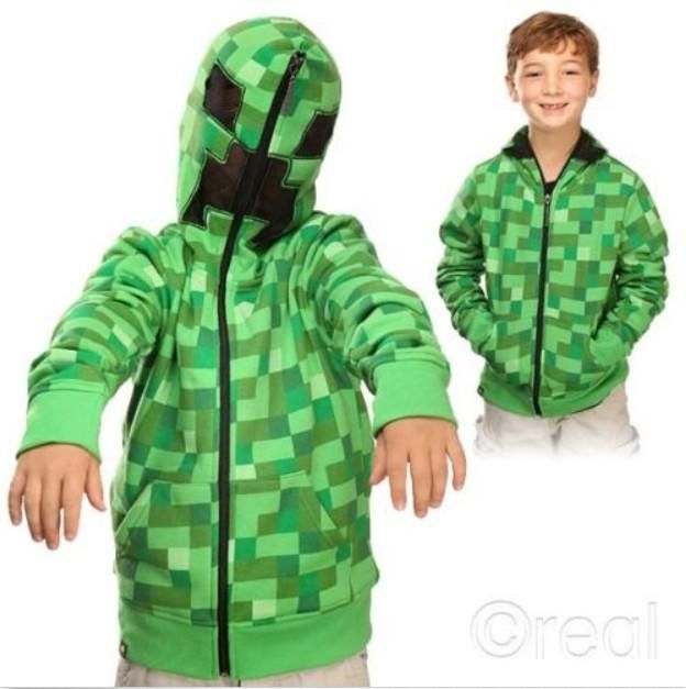 Minecraft Jungen Creeper Sweatshirt 