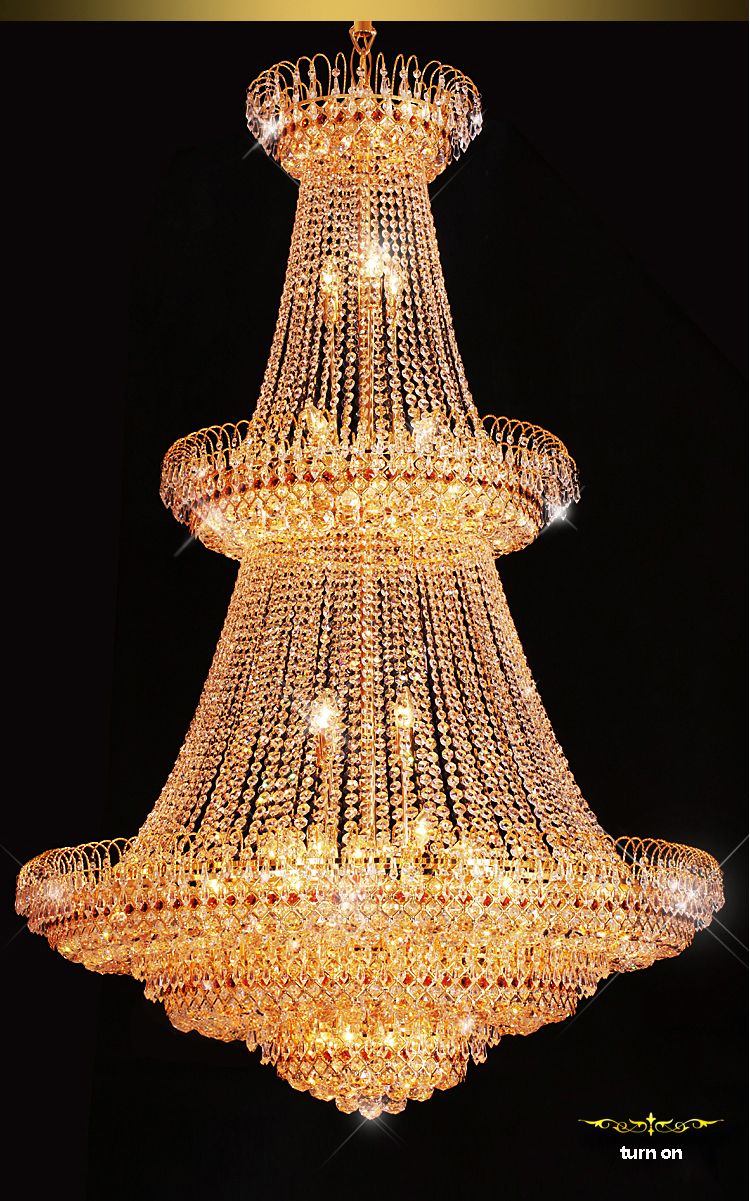 Us 64792 11 Offbigman 2 Layers Crystal Chandelier Modern Lighting Ac110v 220v Lustre Led Kronleuchter Home Decoration Gold Chandelier In