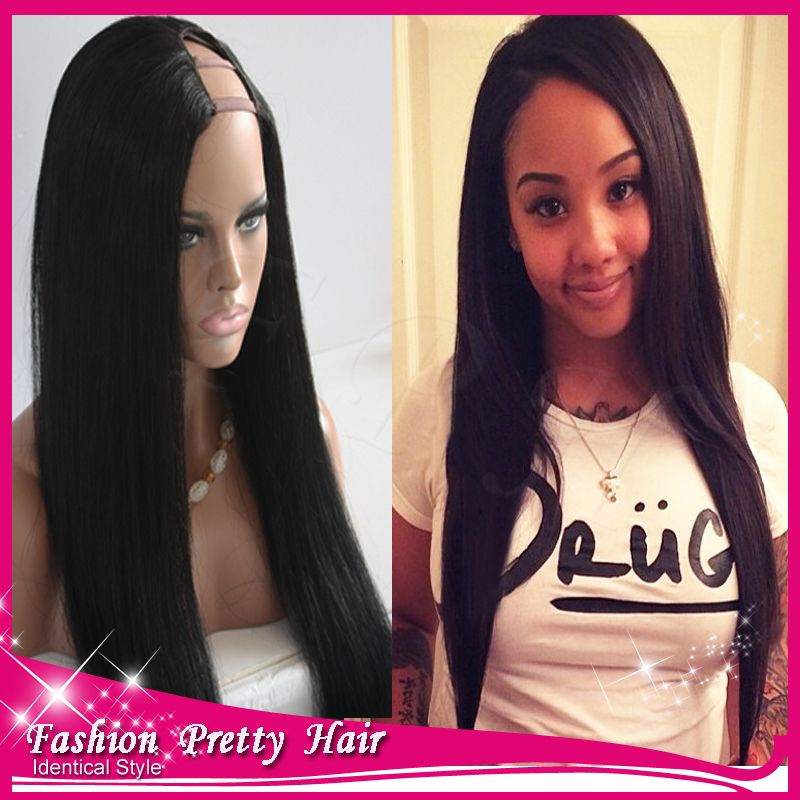 Stock Very Soft Generous Silky Stright U Part Wig Peruvian Virgin