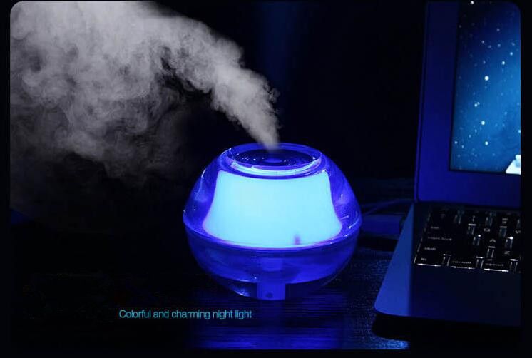 2020 Crystal Usb Air Freshener Purifier Nightlights Humidifier
